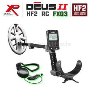 DEUS 2 GOLD – 24x13cm HF2 Başlıklı , Ana Kontrol Üniteli Dedektör FX03 Kablolu Kulaklıklı Paket