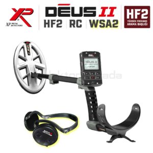 DEUS 2 GOLD – 24x13cm HF2 Başlıklı , Ana Kontrol Üniteli Dedektör WSA 2 Kablosuz Kulaklıklı Paket