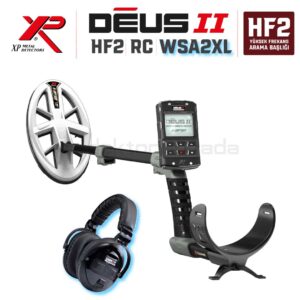 DEUS 2 GOLD – 24x13cm HF2 Başlıklı , Ana Kontrol Üniteli Dedektör WSAII-XL Kablosuz Kulaklıklı Paket